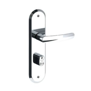 Fechadura Madrid 2002/04 Externa Espelho Cromado 40mm Hela